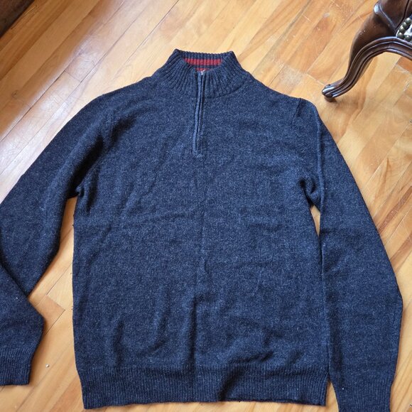 Beautiful Emanuel Ungaro Dark Gray Sweater 80% Lambswool - Picture 3 of 6